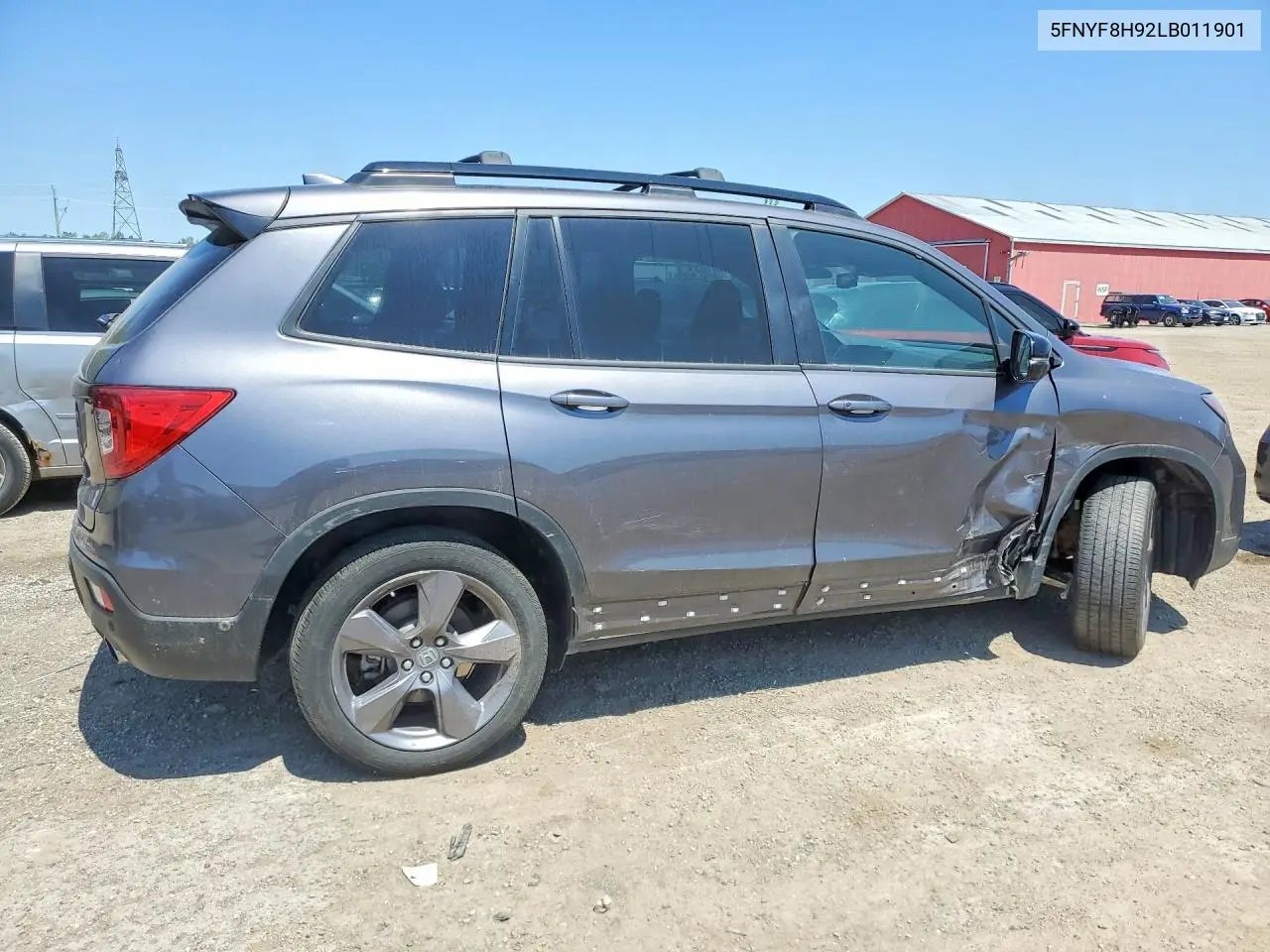 2020 Honda Passport Touring VIN: 5FNYF8H92LB011901 Lot: 54636066