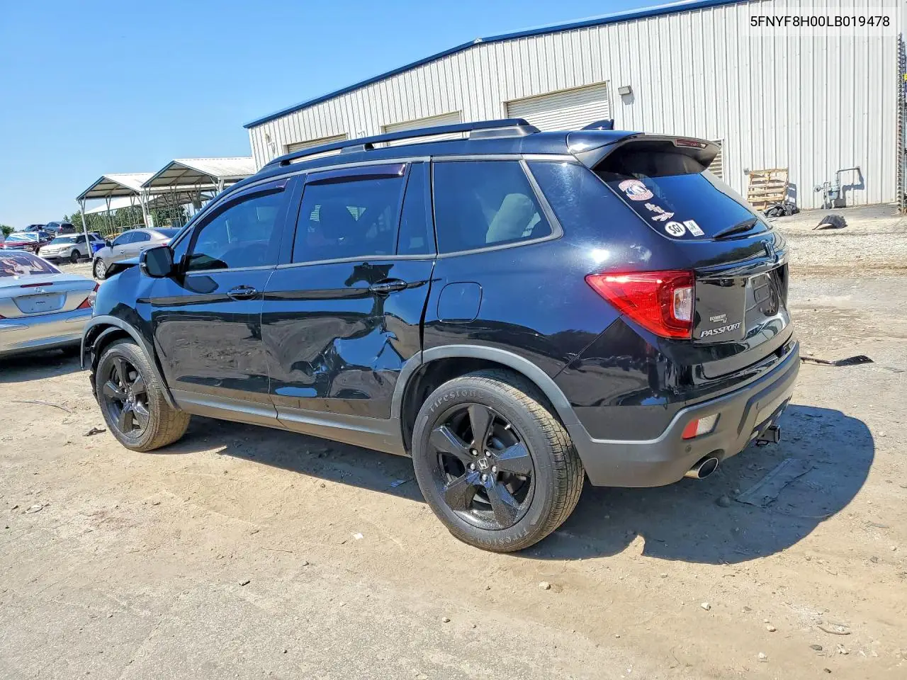 2020 Honda Passport Elite VIN: 5FNYF8H00LB019478 Lot: 55795096