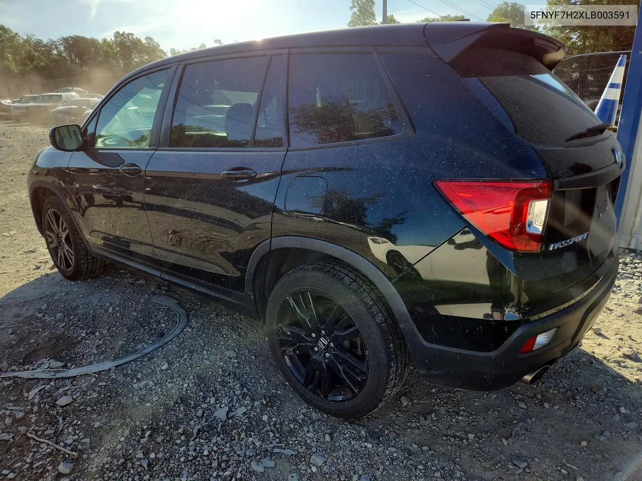 2020 Honda Passport Sport VIN: 5FNYF7H2XLB003591 Lot: 55993286