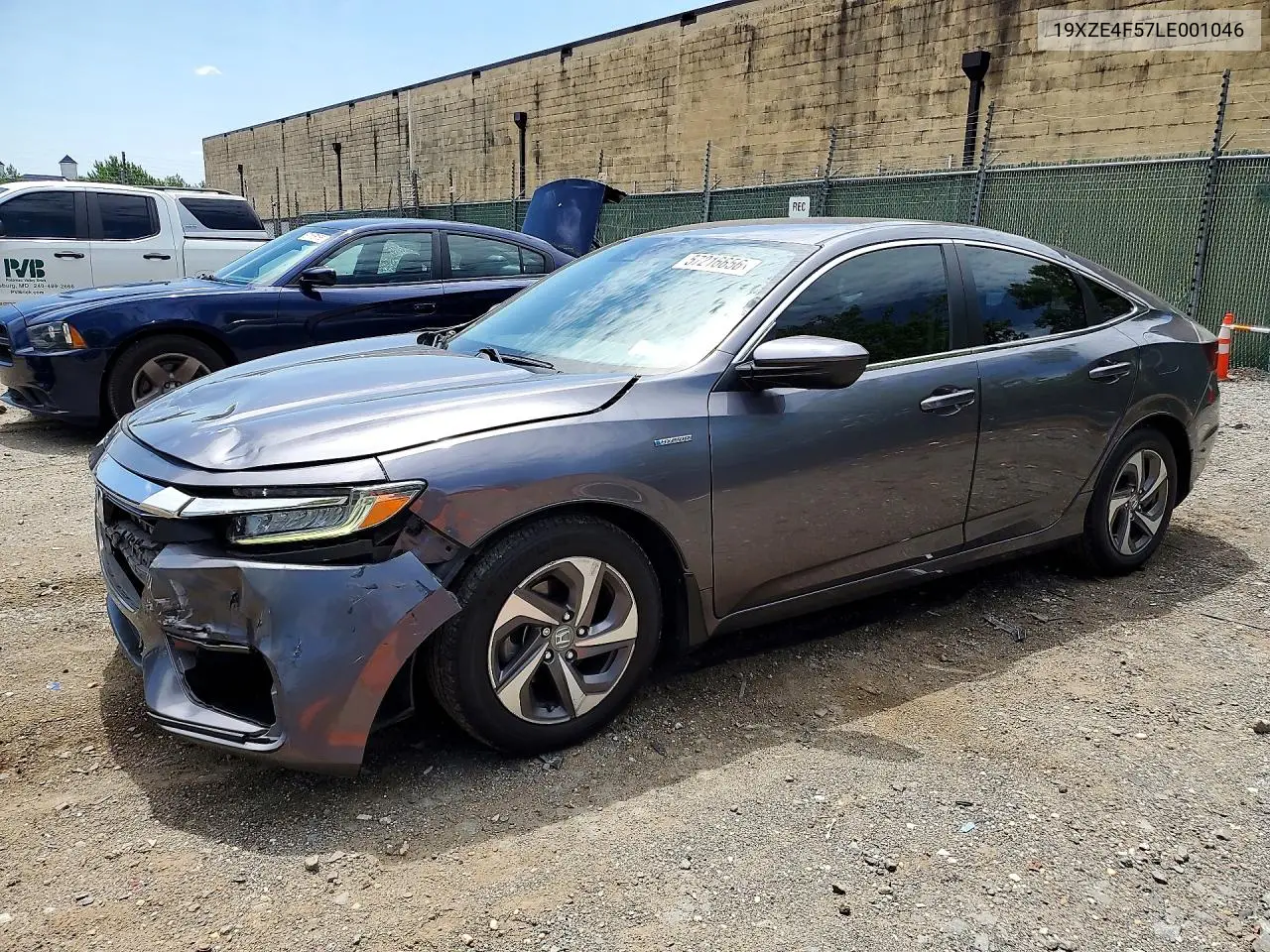 2020 Honda Insight VIN: 19XZE4F57LE001046 Lot: 57216656