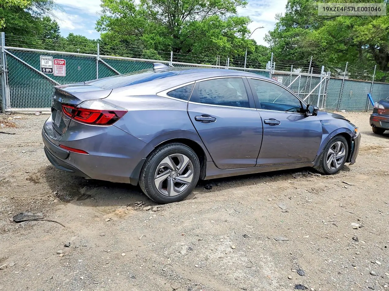 2020 Honda Insight VIN: 19XZE4F57LE001046 Lot: 57216656