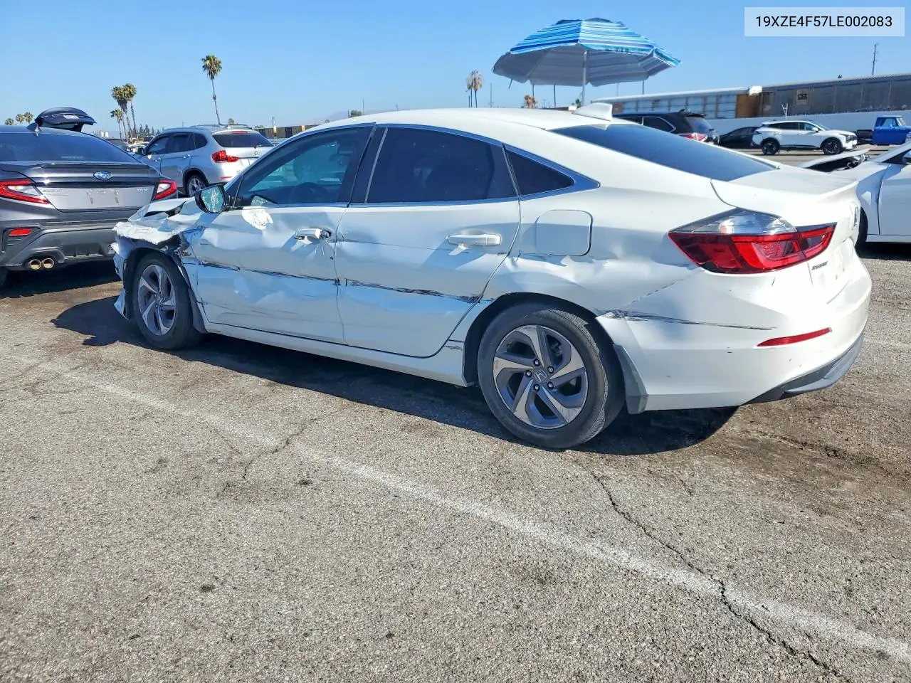 2020 Honda Insight Ex VIN: 19XZE4F57LE002083 Lot: 57424116