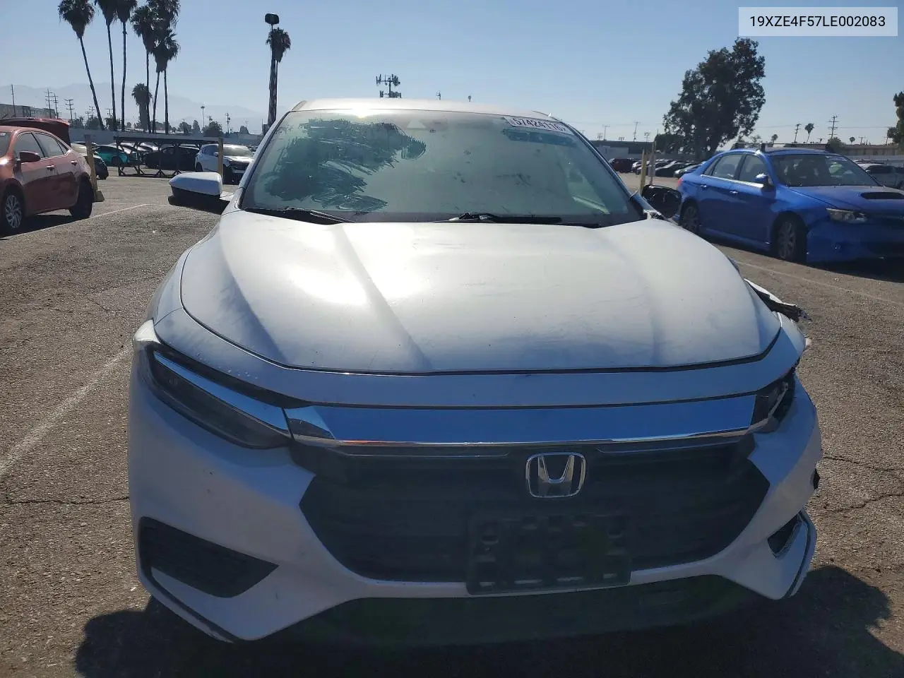 2020 Honda Insight Ex VIN: 19XZE4F57LE002083 Lot: 57424116