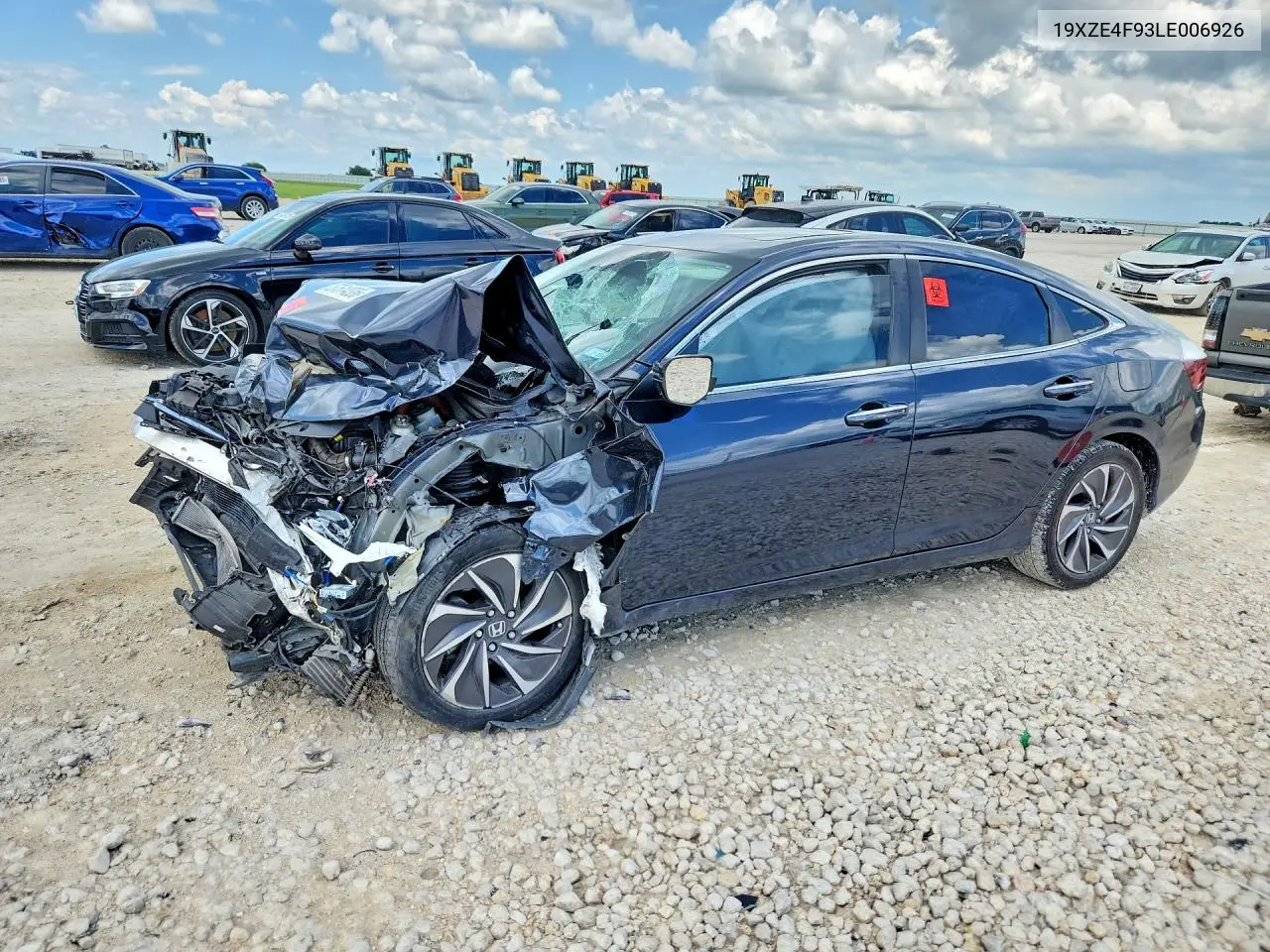2020 Honda Insight Touring VIN: 19XZE4F93LE006926 Lot: 57514326
