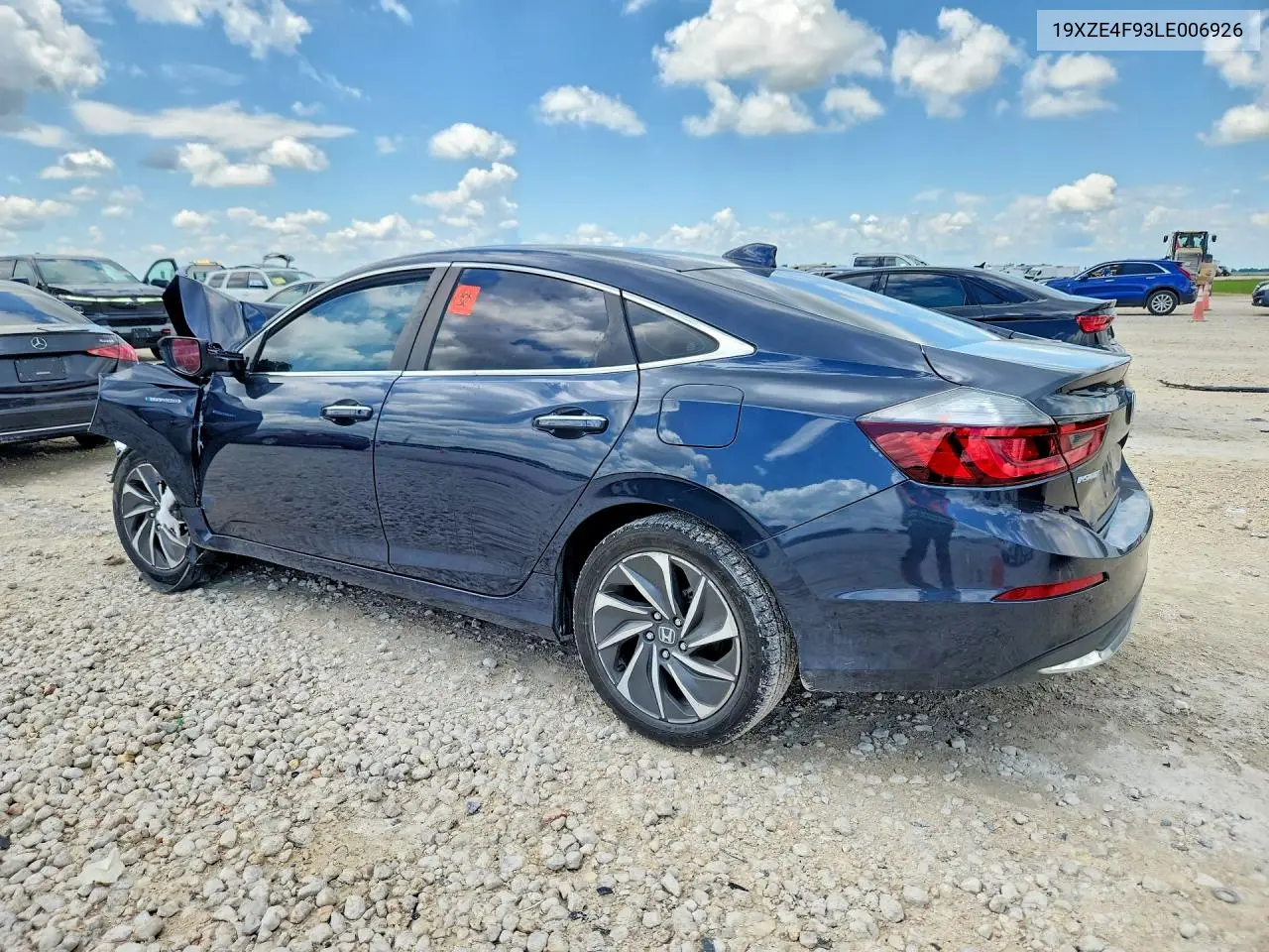 2020 Honda Insight Touring VIN: 19XZE4F93LE006926 Lot: 57514326