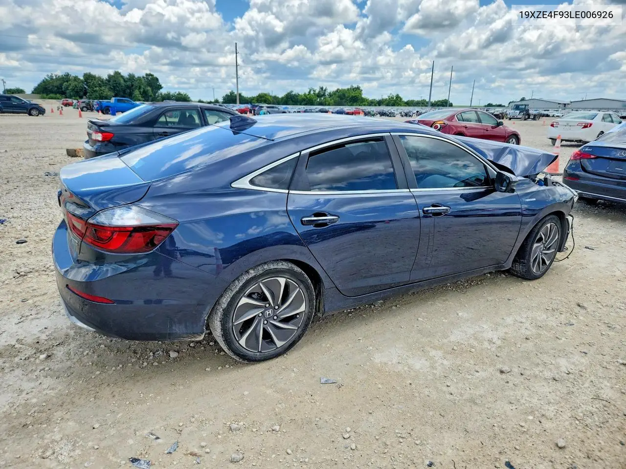 2020 Honda Insight Touring VIN: 19XZE4F93LE006926 Lot: 57514326