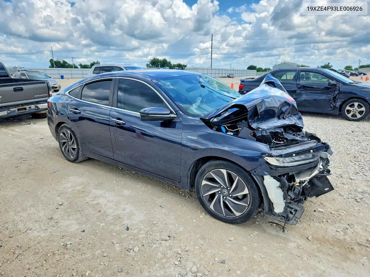 2020 Honda Insight Touring VIN: 19XZE4F93LE006926 Lot: 57514326