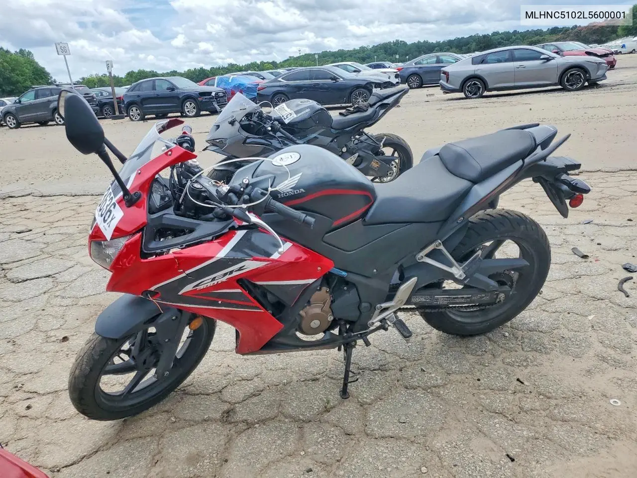 2020 Honda Cbr300 R VIN: MLHNC5102L5600001 Lot: 57693636