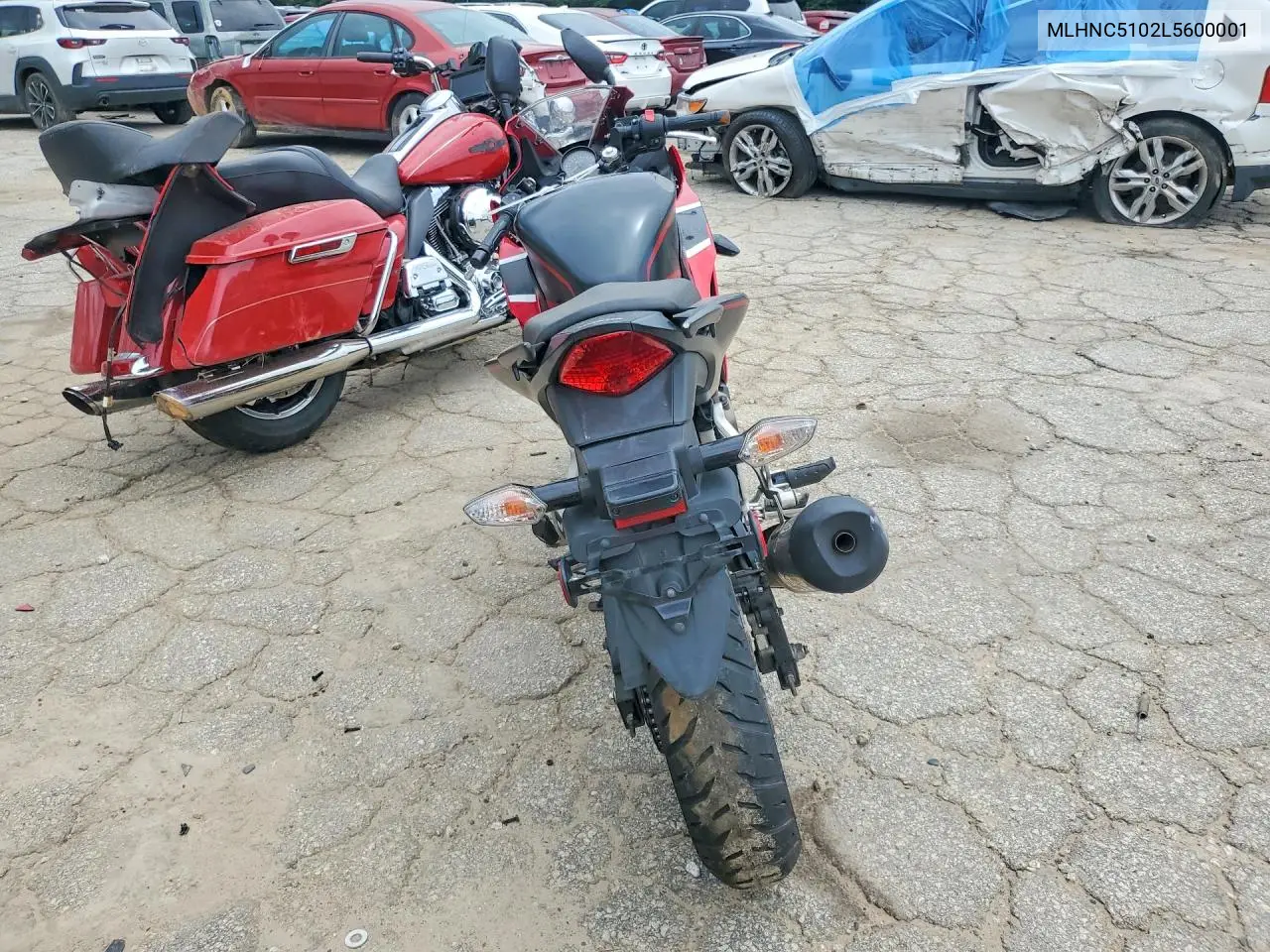 2020 Honda Cbr300 R VIN: MLHNC5102L5600001 Lot: 57693636