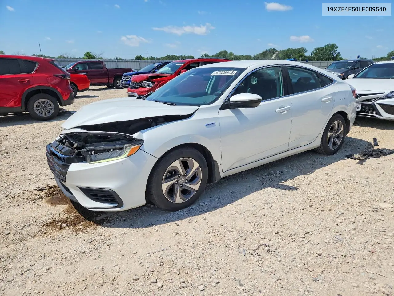 2020 Honda Insight Ex VIN: 19XZE4F50LE009540 Lot: 57826086