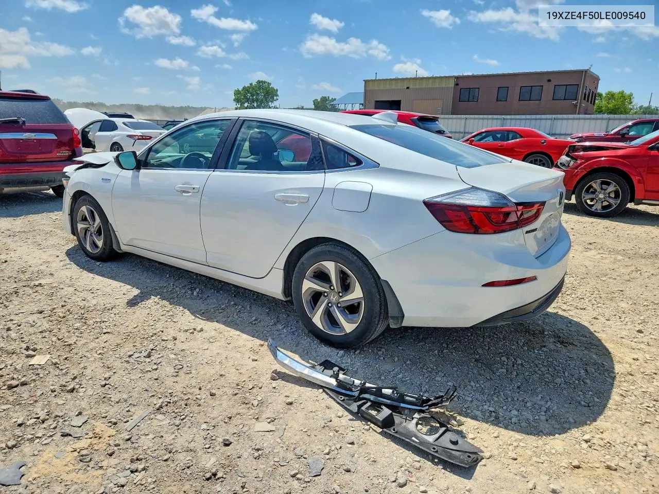 2020 Honda Insight Ex VIN: 19XZE4F50LE009540 Lot: 57826086