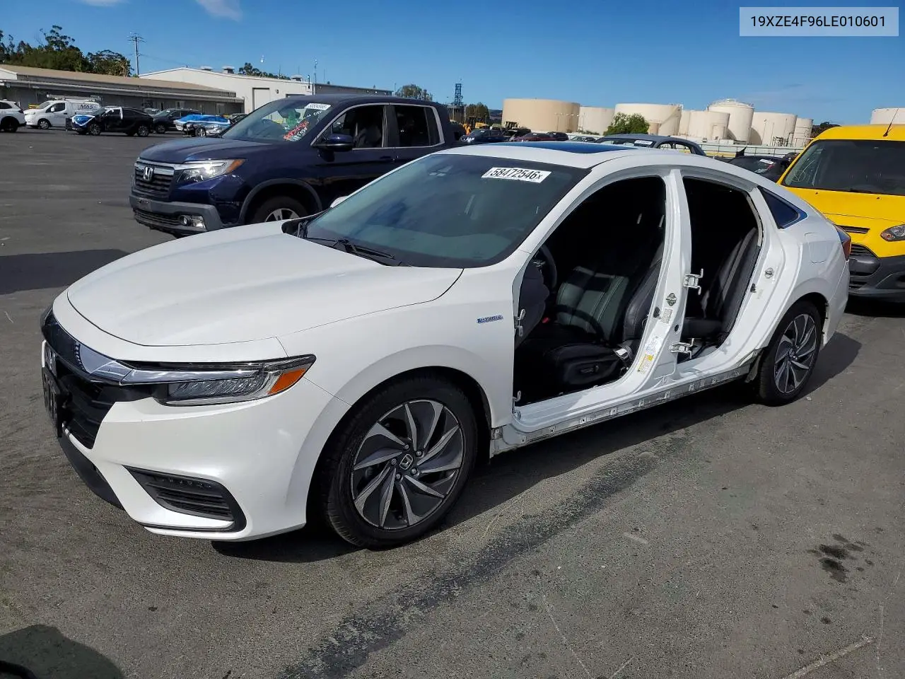 2020 Honda Insight Touring VIN: 19XZE4F96LE010601 Lot: 58472546