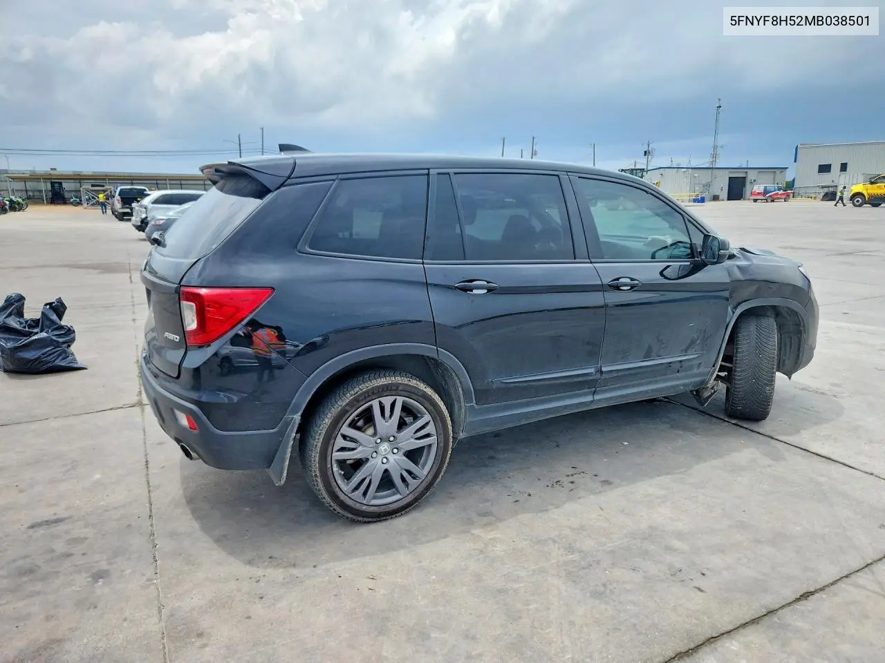 2021 Honda Passport Exl VIN: 5FNYF8H52MB038501 Lot: 54138376