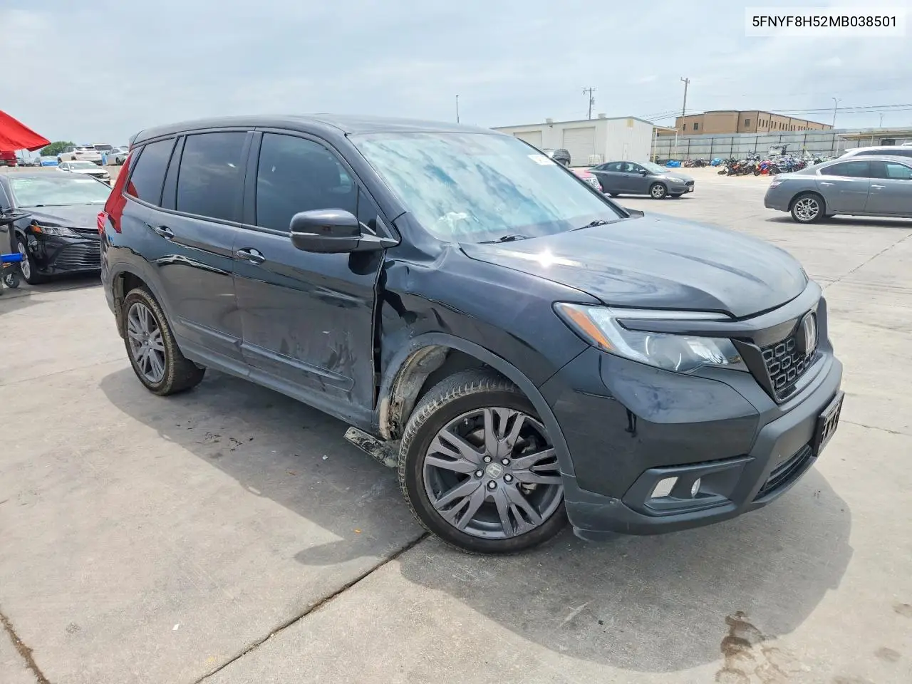 2021 Honda Passport Exl VIN: 5FNYF8H52MB038501 Lot: 54138376