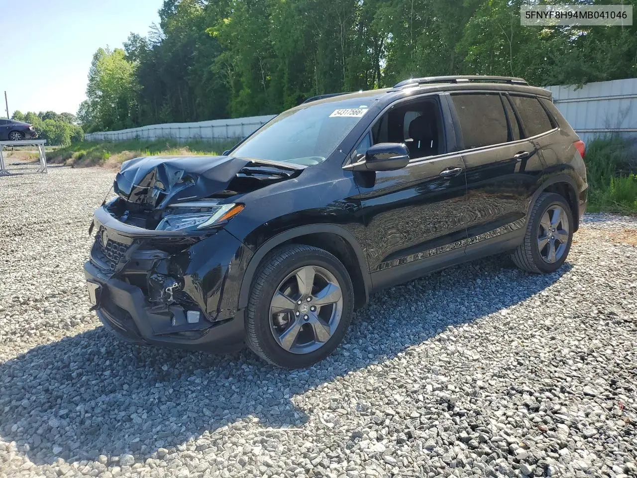 2021 Honda Passport Touring VIN: 5FNYF8H94MB041046 Lot: 54317566