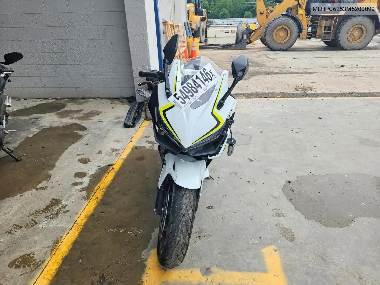 2021 Honda Cbr500 Ra VIN: MLHPC6253M5200099 Lot: 54984146