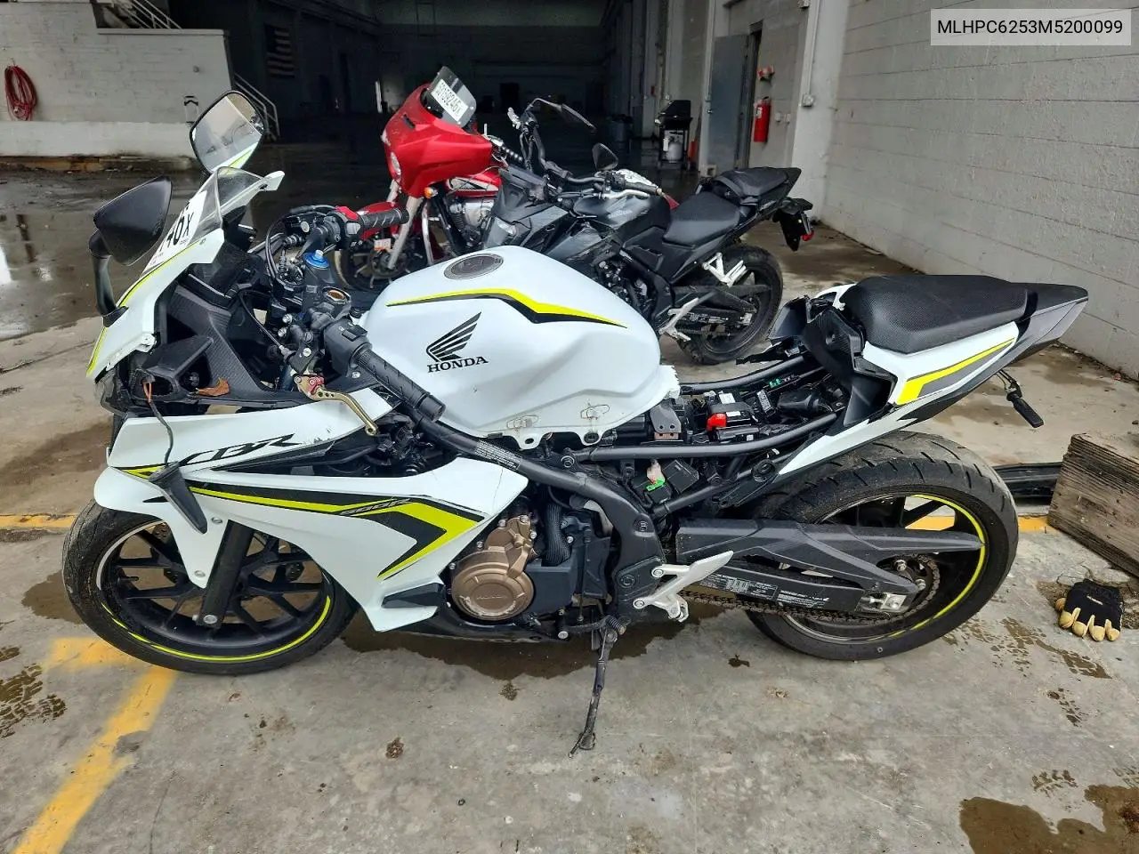 2021 Honda Cbr500 Ra VIN: MLHPC6253M5200099 Lot: 54984146