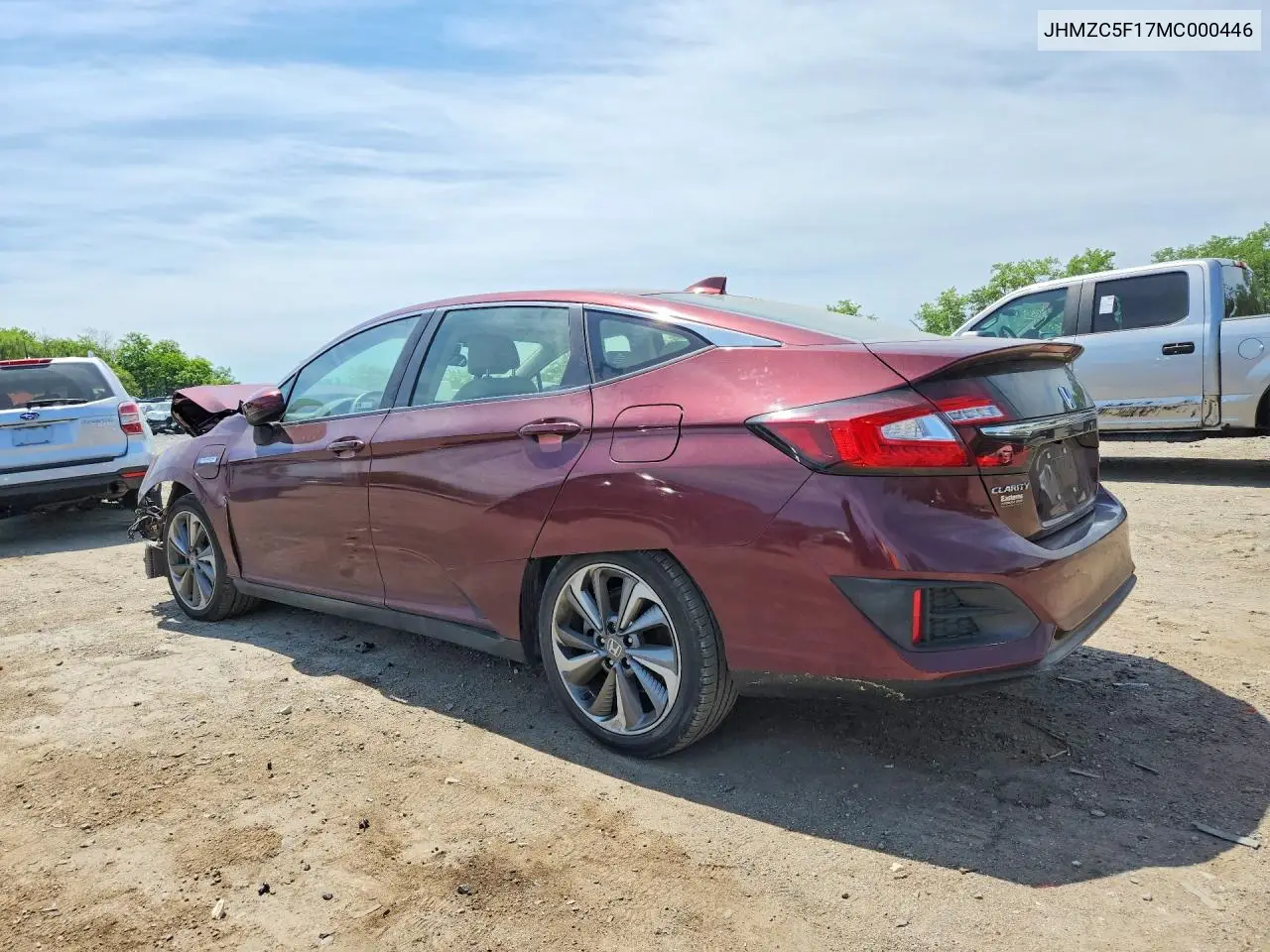 2021 Honda Clarity VIN: JHMZC5F17MC000446 Lot: 55172386