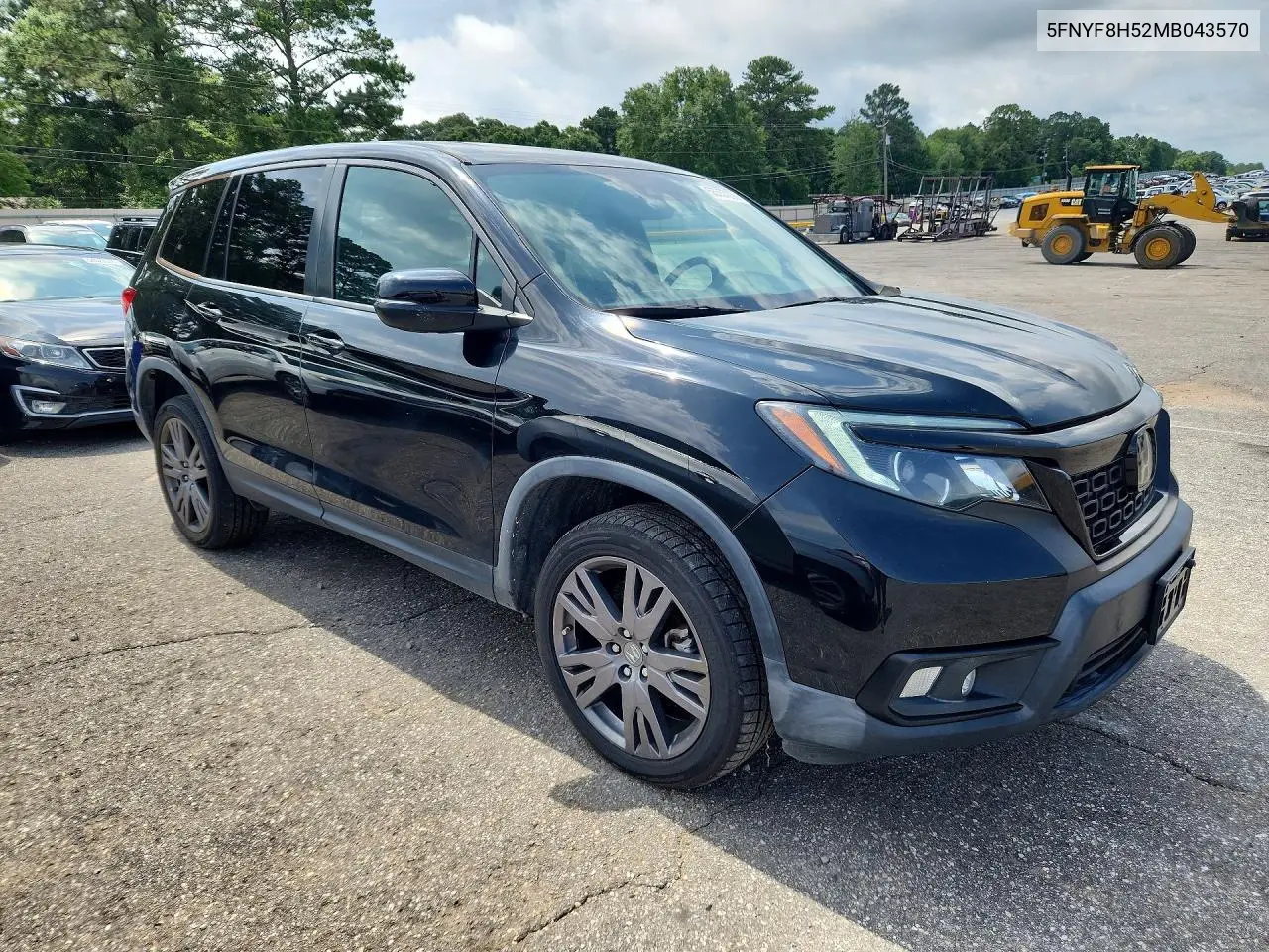 2021 Honda Passport Exl VIN: 5FNYF8H52MB043570 Lot: 55357226