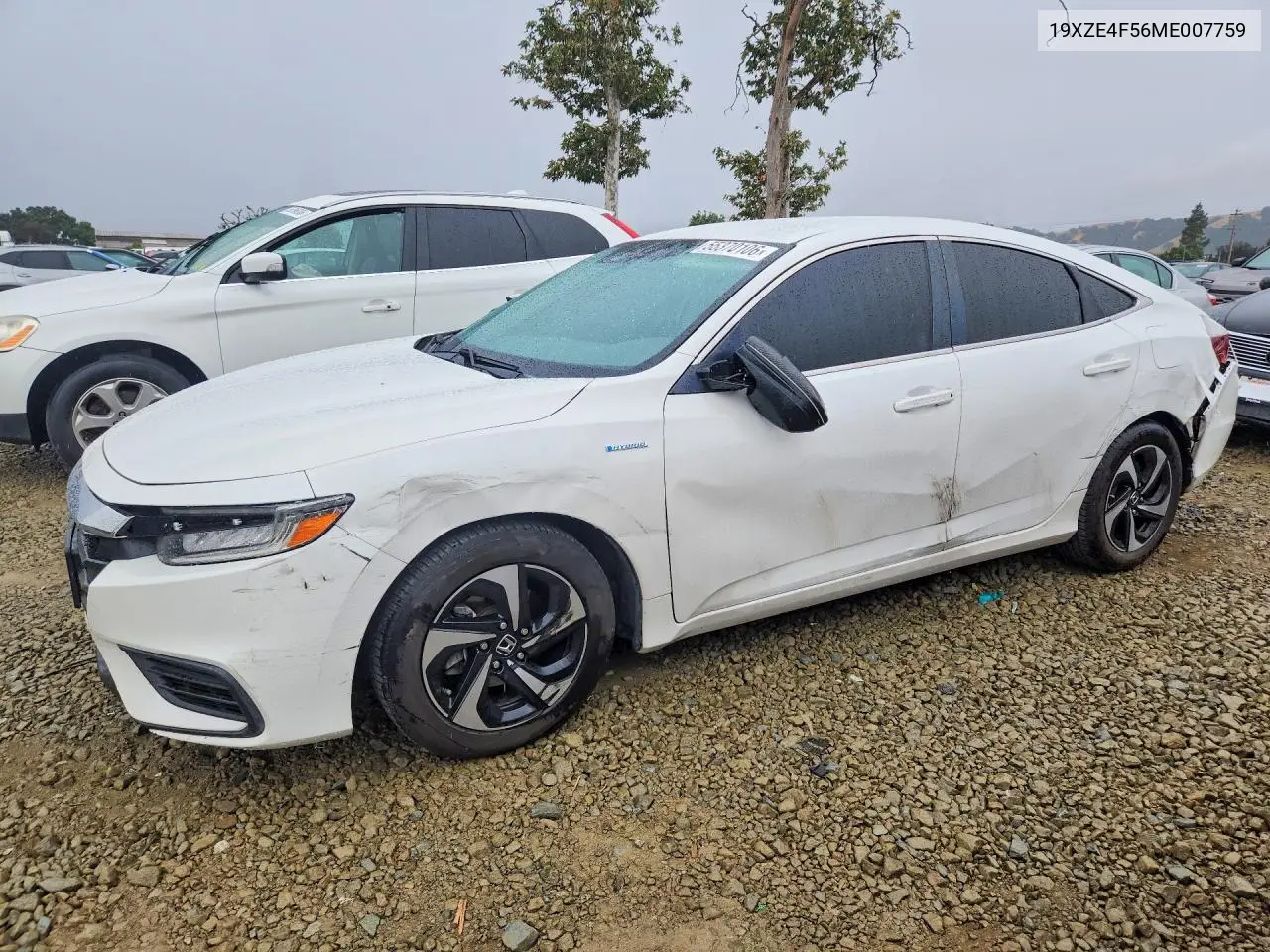 2021 Honda Insight Ex VIN: 19XZE4F56ME007759 Lot: 55370106