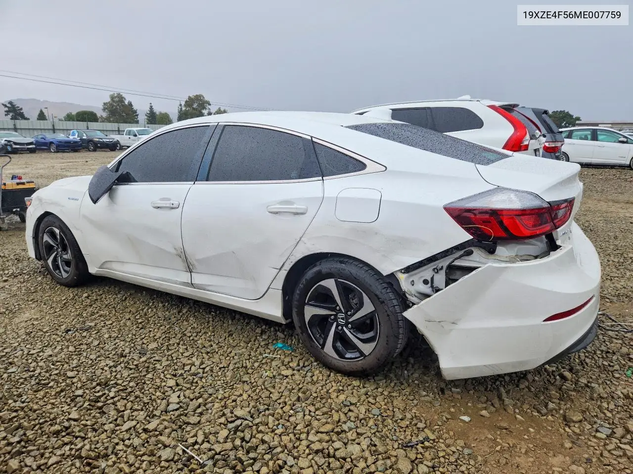 2021 Honda Insight Ex VIN: 19XZE4F56ME007759 Lot: 55370106