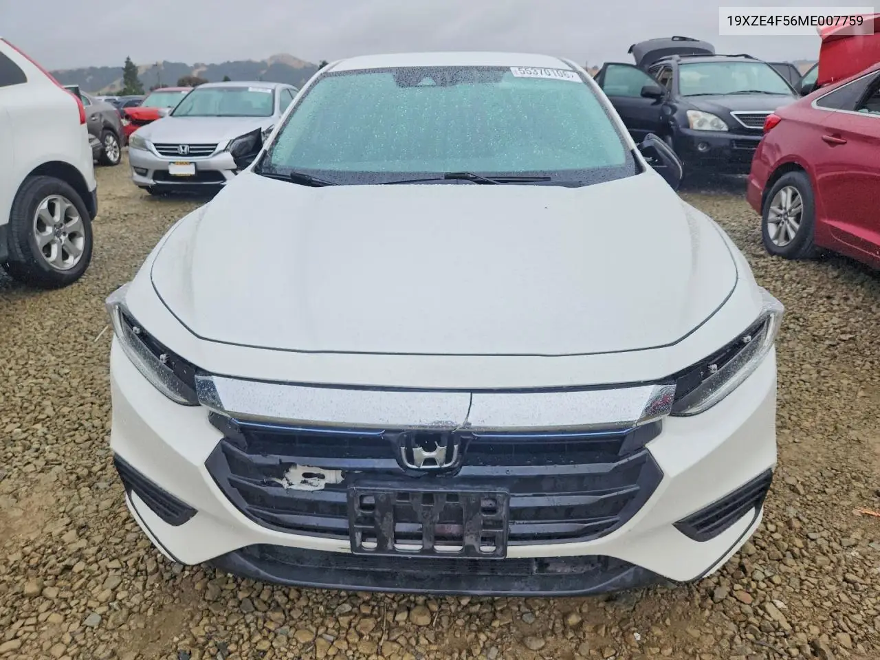 2021 Honda Insight Ex VIN: 19XZE4F56ME007759 Lot: 55370106