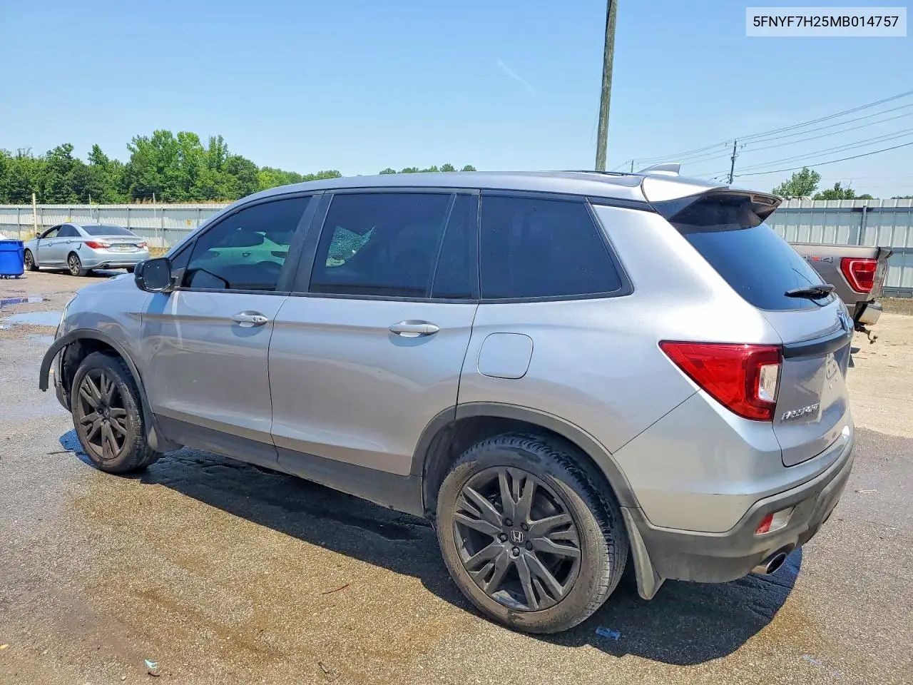 2021 Honda Passport Sport VIN: 5FNYF7H25MB014757 Lot: 56871266
