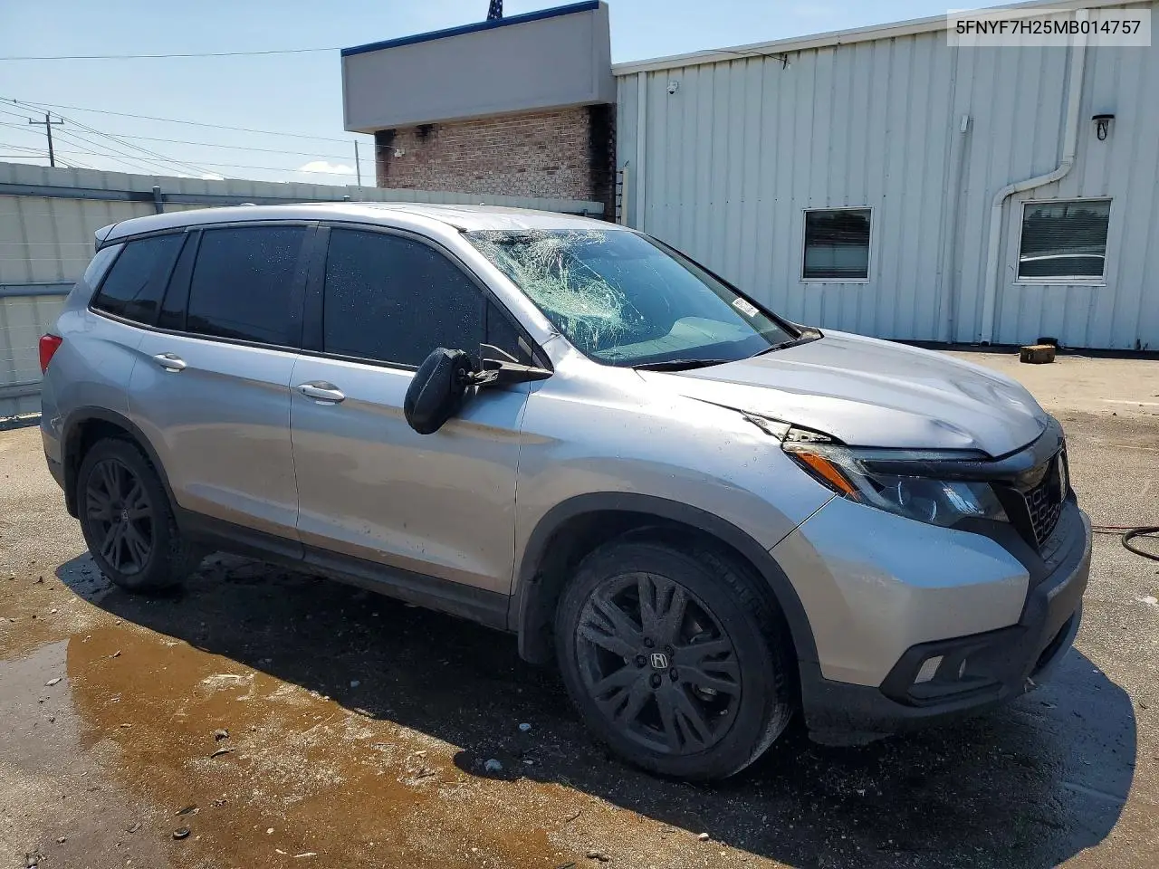 2021 Honda Passport Sport VIN: 5FNYF7H25MB014757 Lot: 56871266