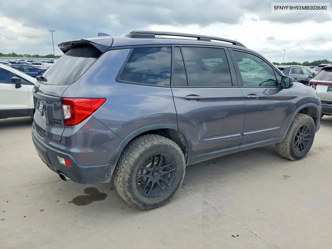 2021 Honda Passport Touring VIN: 5FNYF8H93MB003680 Lot: 57034846