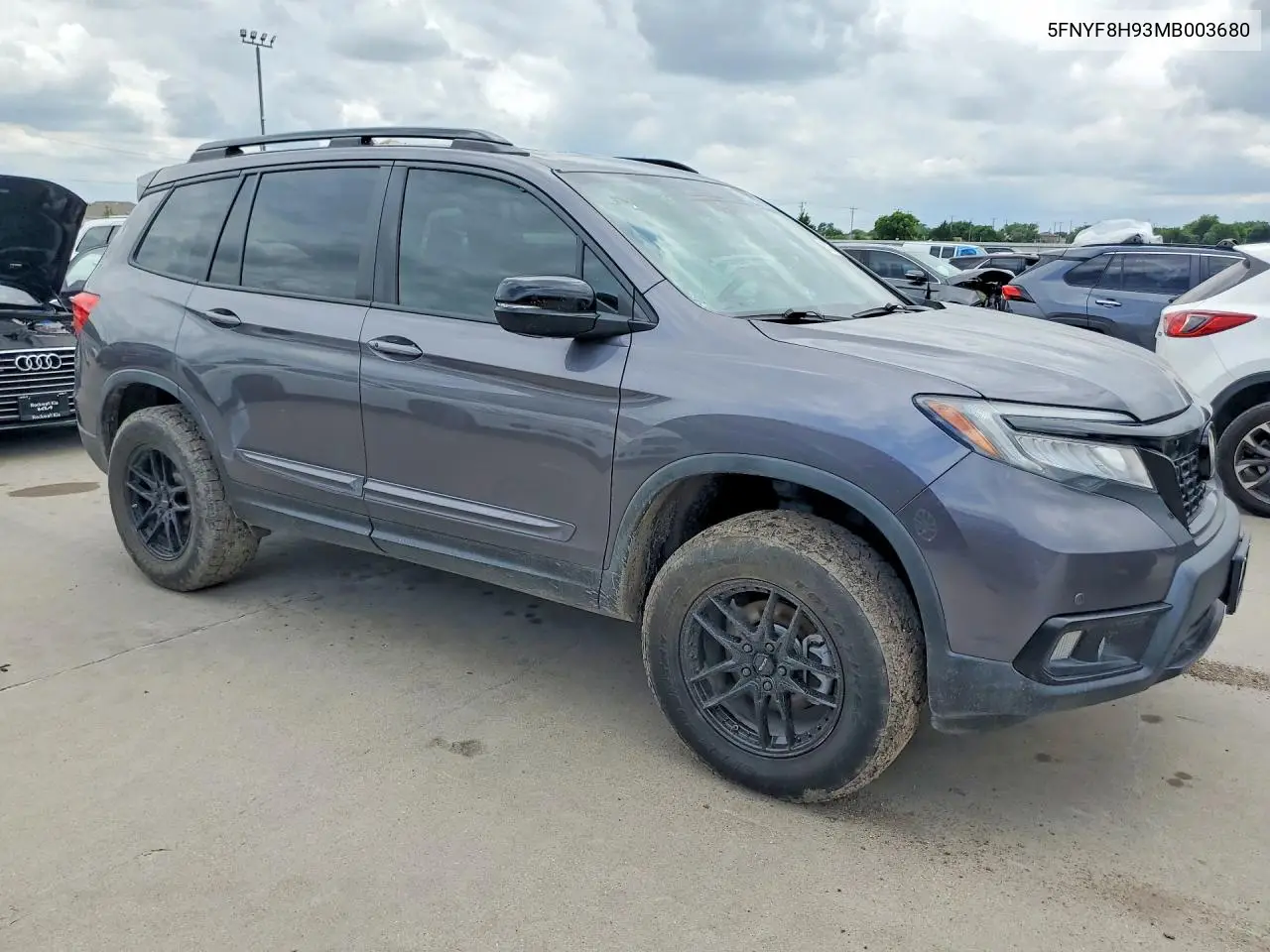 2021 Honda Passport Touring VIN: 5FNYF8H93MB003680 Lot: 57034846