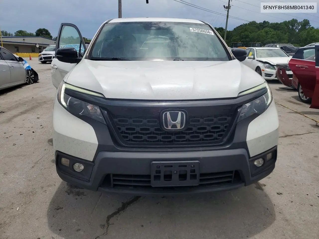2021 Honda Passport Exl VIN: 5FNYF8H58MB041340 Lot: 57250656
