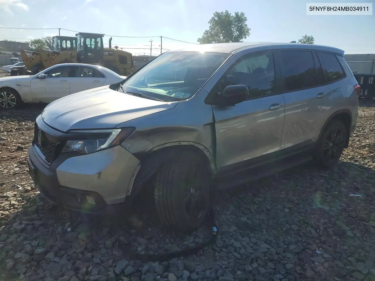2021 Honda Passport Sport VIN: 5FNYF8H24MB034911 Lot: 57349946