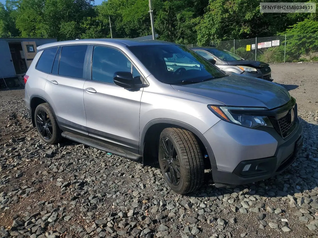2021 Honda Passport Sport VIN: 5FNYF8H24MB034911 Lot: 57349946