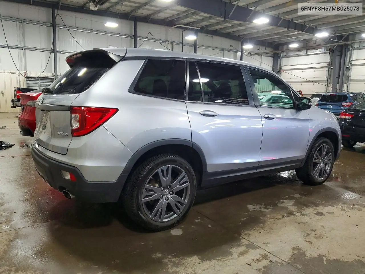 2021 Honda Passport Exl VIN: 5FNYF8H57MB025078 Lot: 57354516