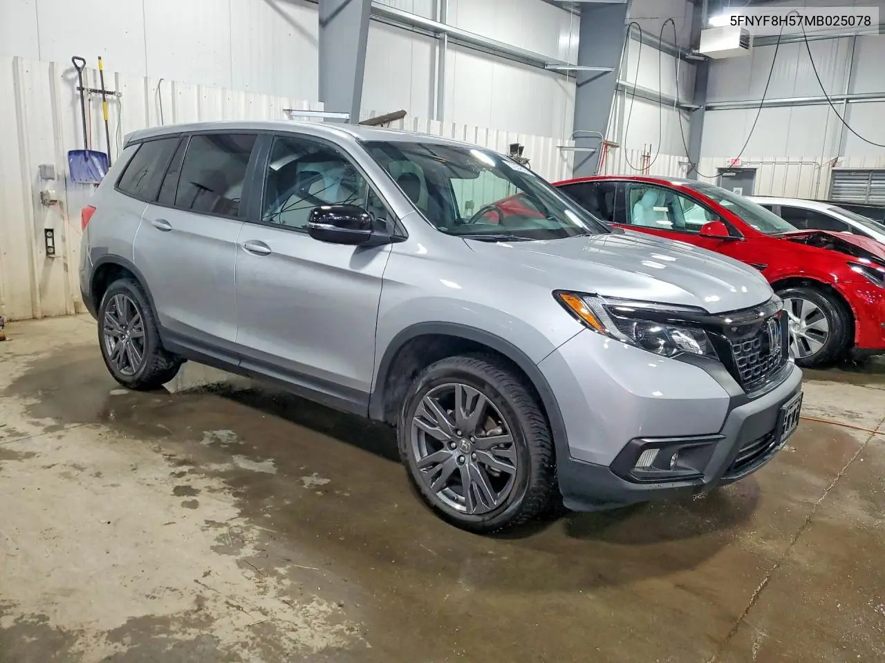 2021 Honda Passport Exl VIN: 5FNYF8H57MB025078 Lot: 57354516