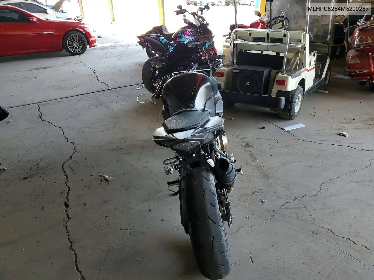 2021 Honda Cbr500 Ra VIN: MLHPC6254M5200287 Lot: 60881036