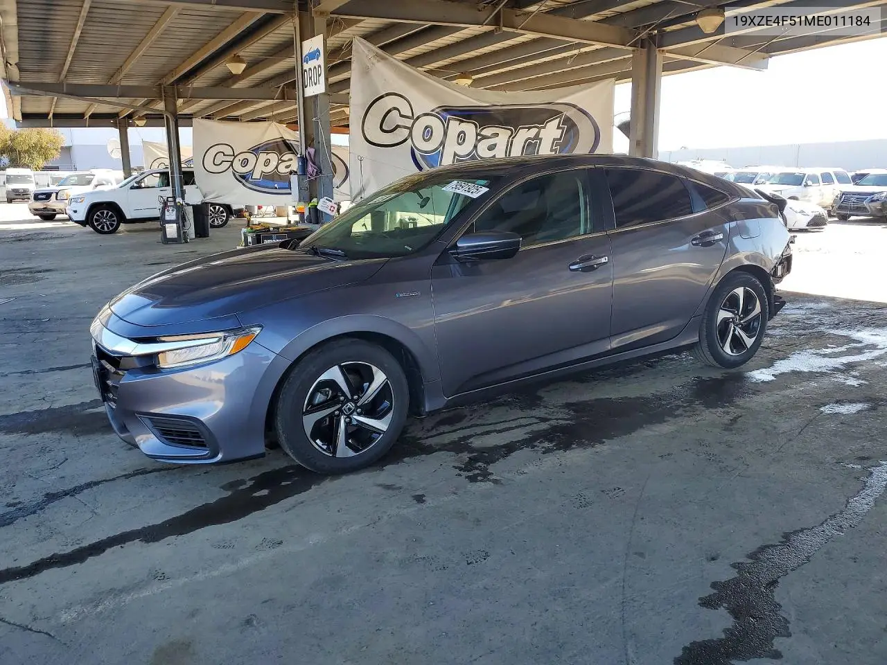 2021 Honda Insight Ex VIN: 19XZE4F51ME011184 Lot: 79591925