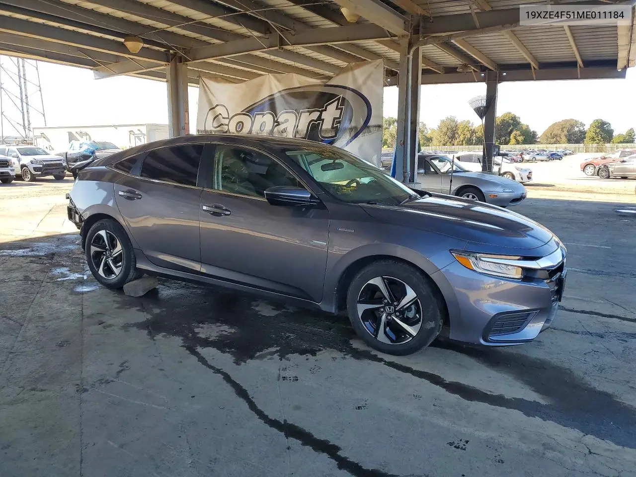 2021 Honda Insight Ex VIN: 19XZE4F51ME011184 Lot: 79591925