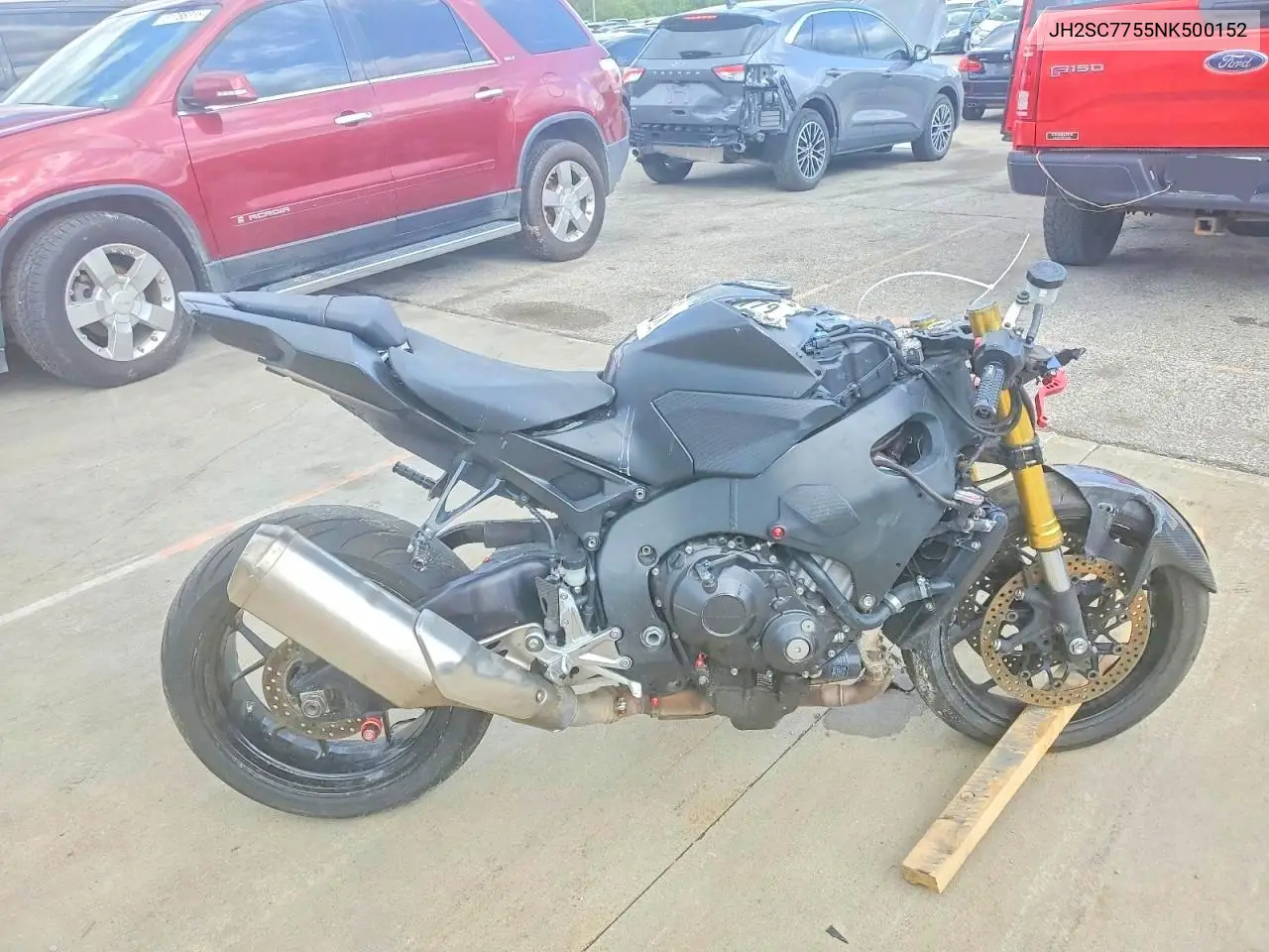 2022 Honda Cbr1000 Ra VIN: JH2SC7755NK500152 Lot: 51833756