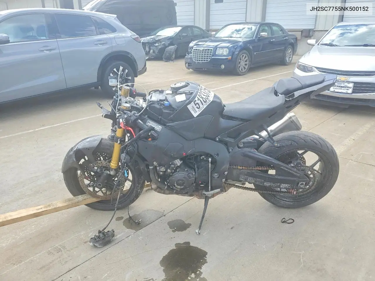 2022 Honda Cbr1000 Ra VIN: JH2SC7755NK500152 Lot: 51833756