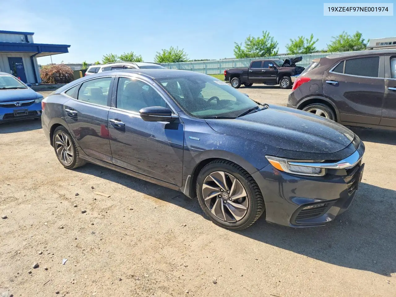 2022 Honda Insight Touring VIN: 19XZE4F97NE001974 Lot: 52584406