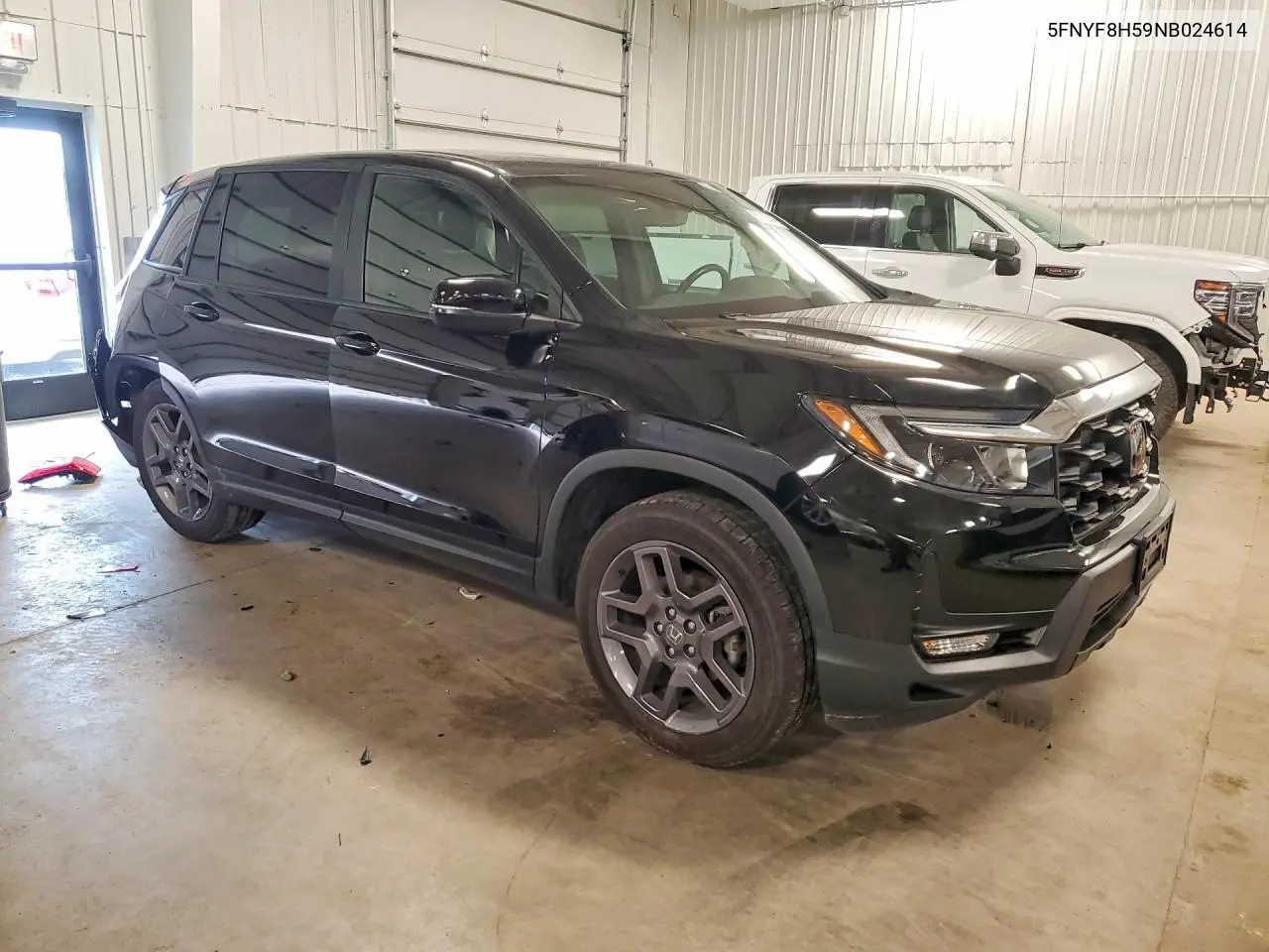 2022 Honda Passport Exl VIN: 5FNYF8H59NB024614 Lot: 53899446