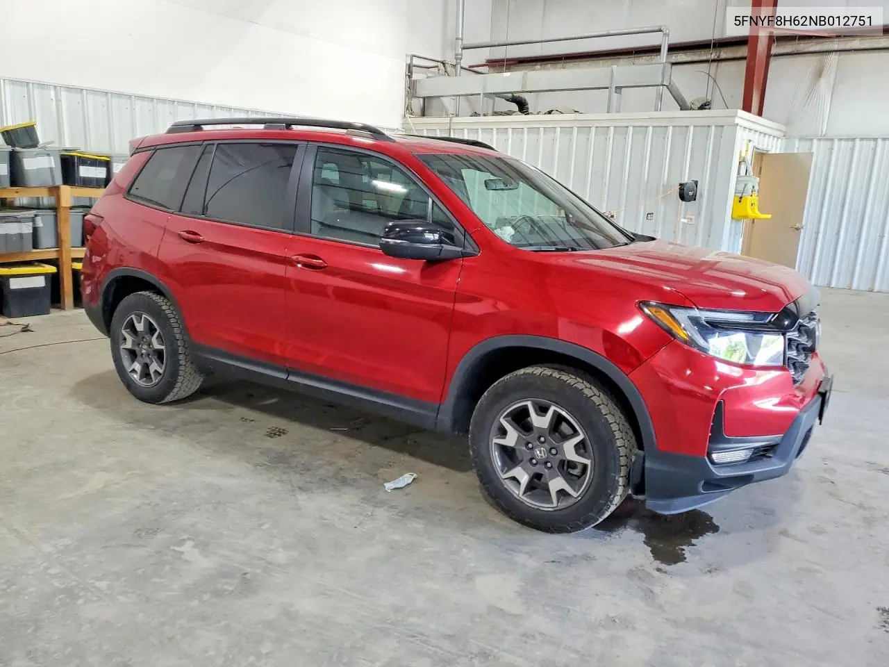 2022 Honda Passport Trail Sport VIN: 5FNYF8H62NB012751 Lot: 54683506