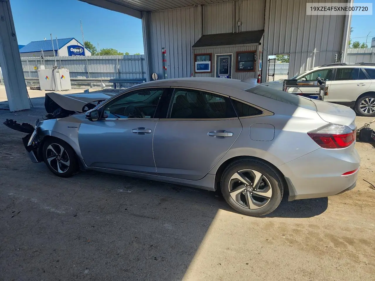 2022 Honda Insight Ex VIN: 19XZE4F5XNE007720 Lot: 55728376