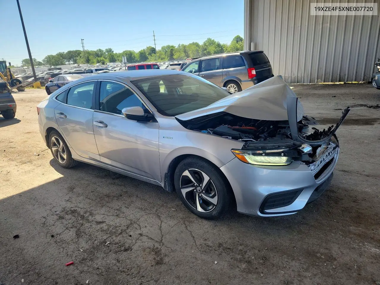 2022 Honda Insight Ex VIN: 19XZE4F5XNE007720 Lot: 55728376