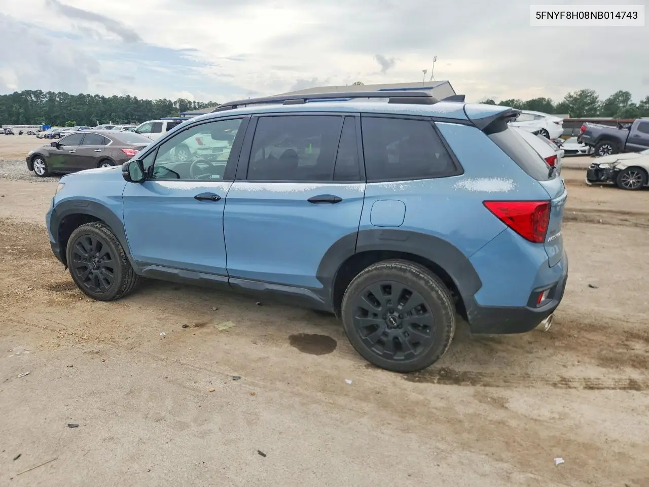 2022 Honda Passport Elite VIN: 5FNYF8H08NB014743 Lot: 56156016
