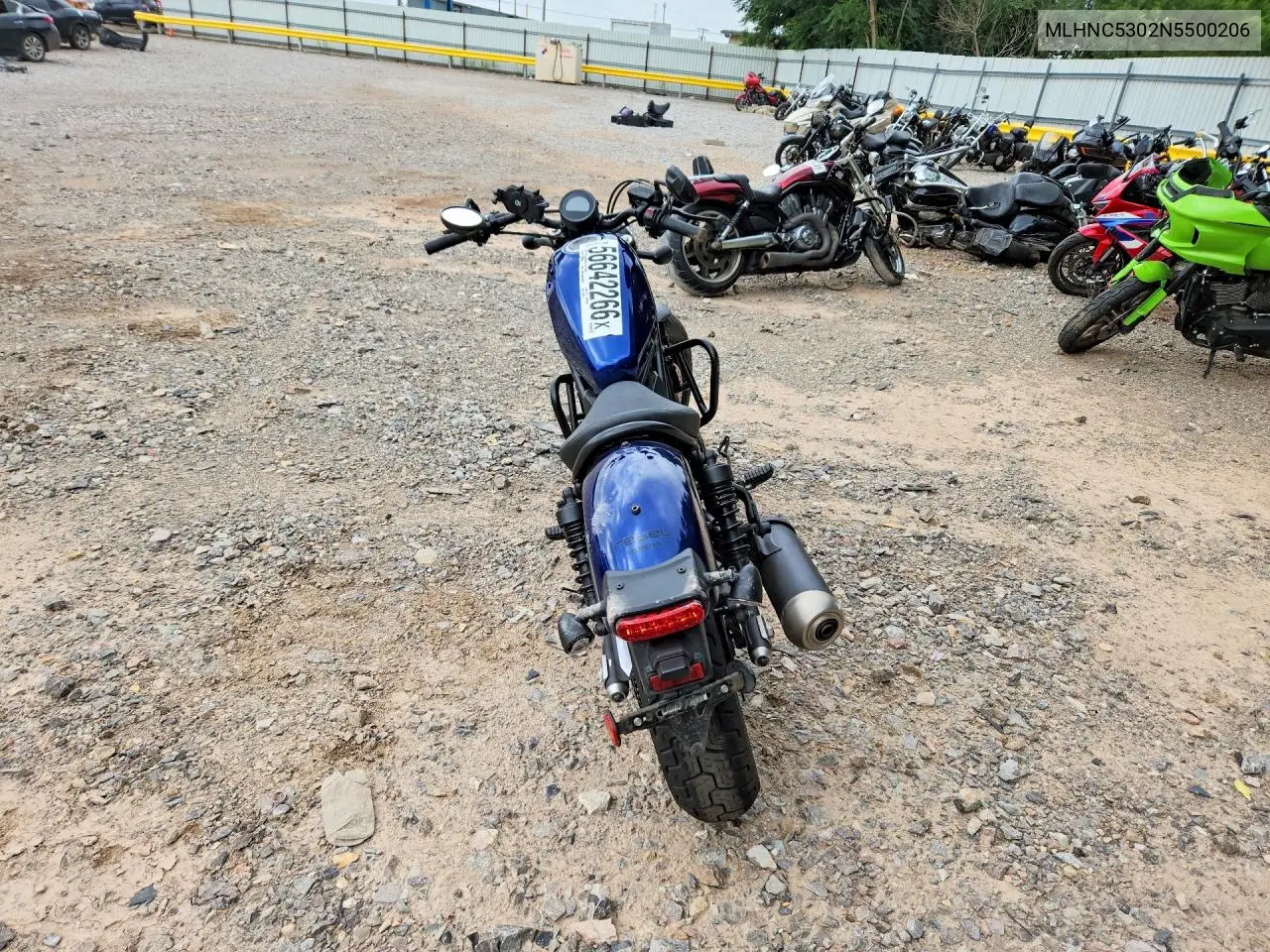 2022 Honda Cmx300 VIN: MLHNC5302N5500206 Lot: 56642266