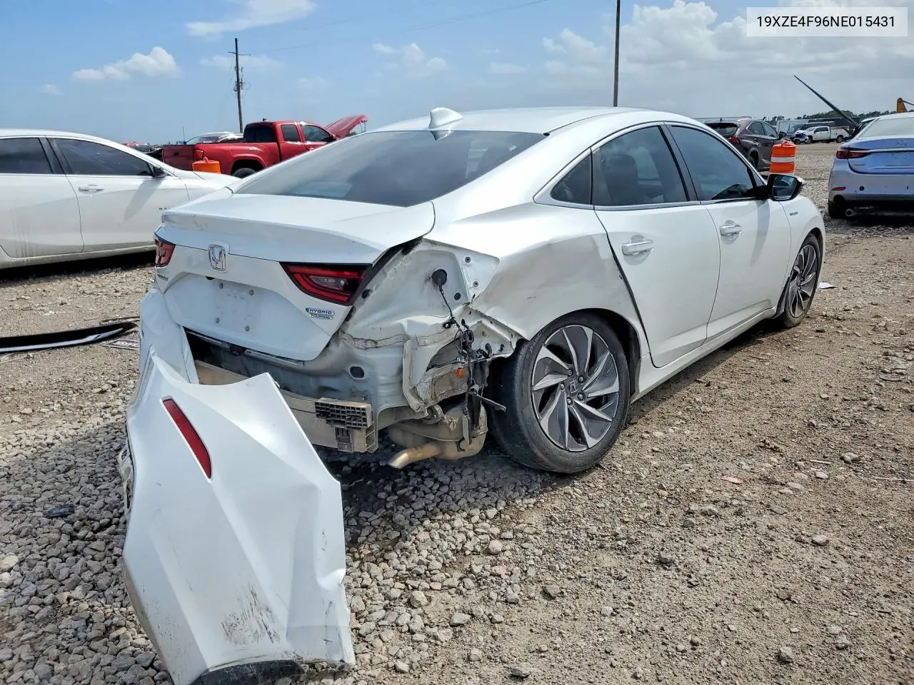 2022 Honda Insight Touring VIN: 19XZE4F96NE015431 Lot: 56738006