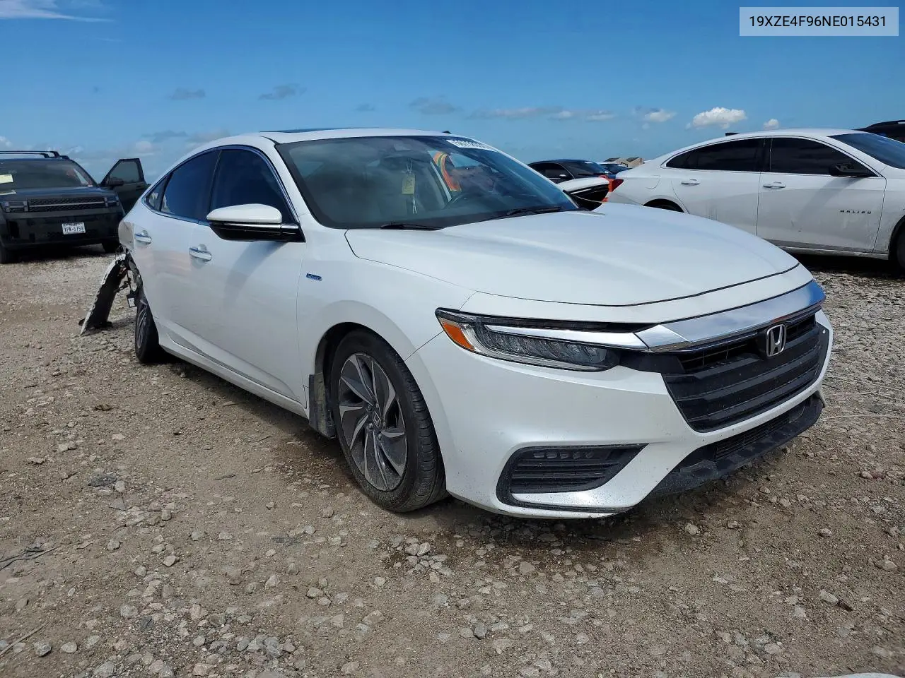 2022 Honda Insight Touring VIN: 19XZE4F96NE015431 Lot: 56738006