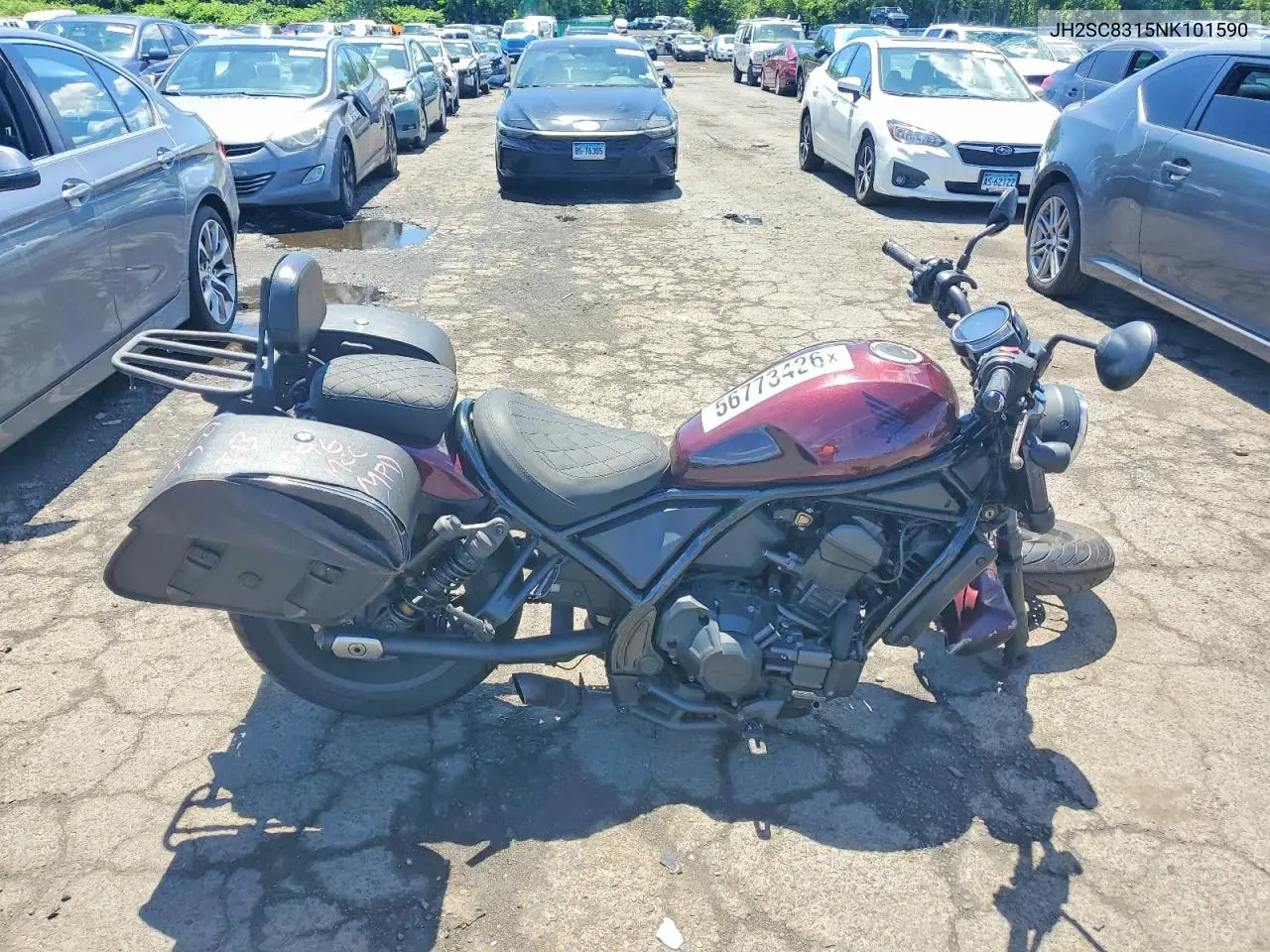 2022 Honda Cmx1100 D VIN: JH2SC8315NK101590 Lot: 56773426